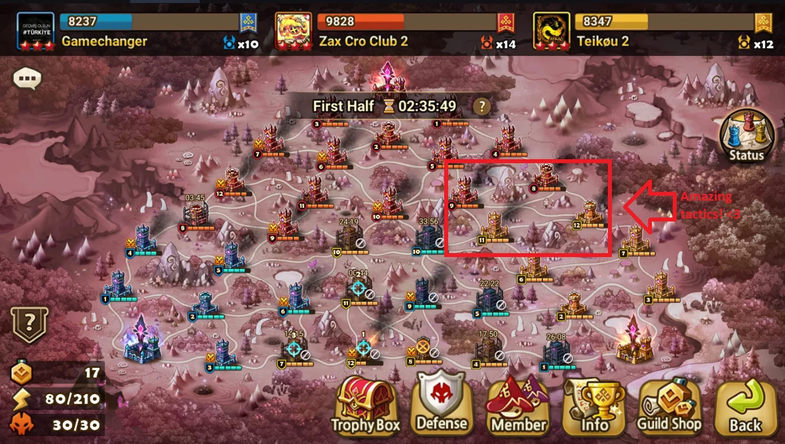 Strategi GVG (Guild Versus Guild) di Summoners War