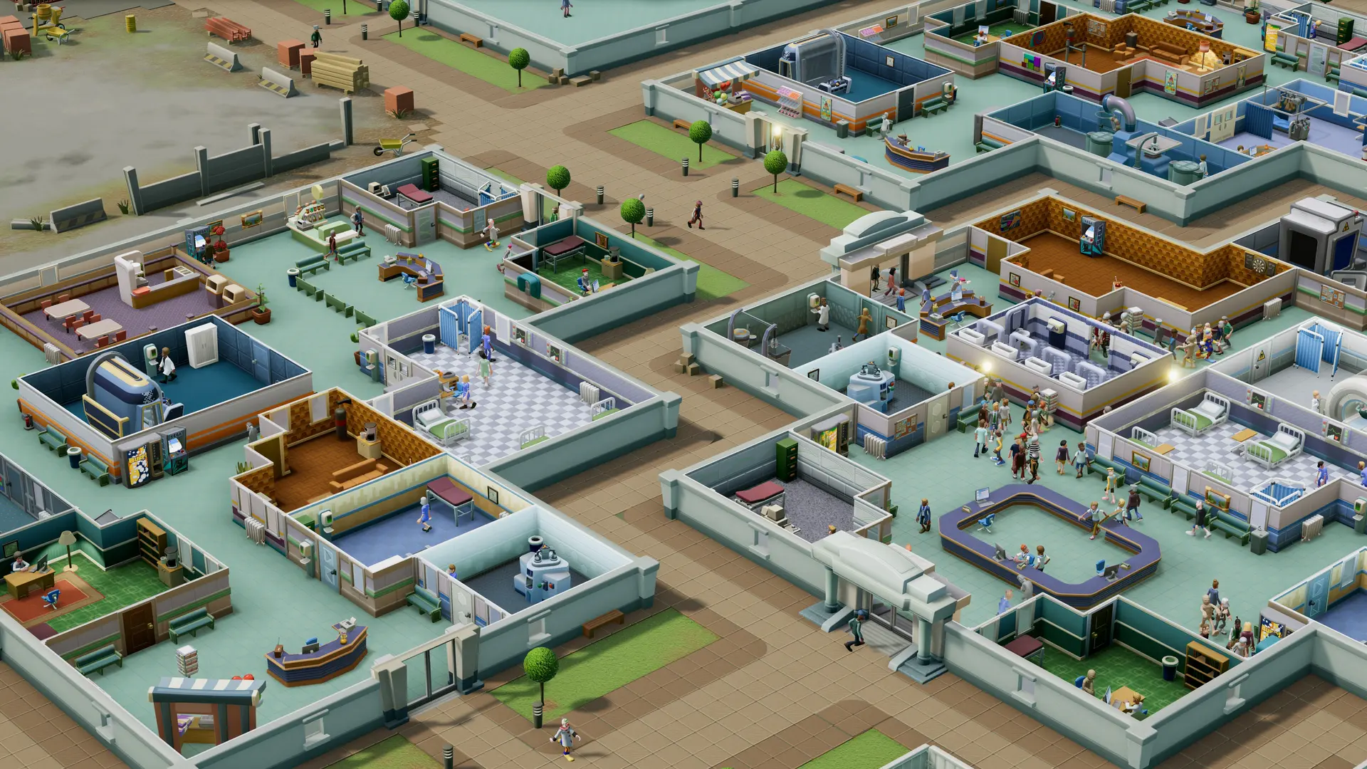 Mengelola Staf Rumah Sakit Two Point Hospital