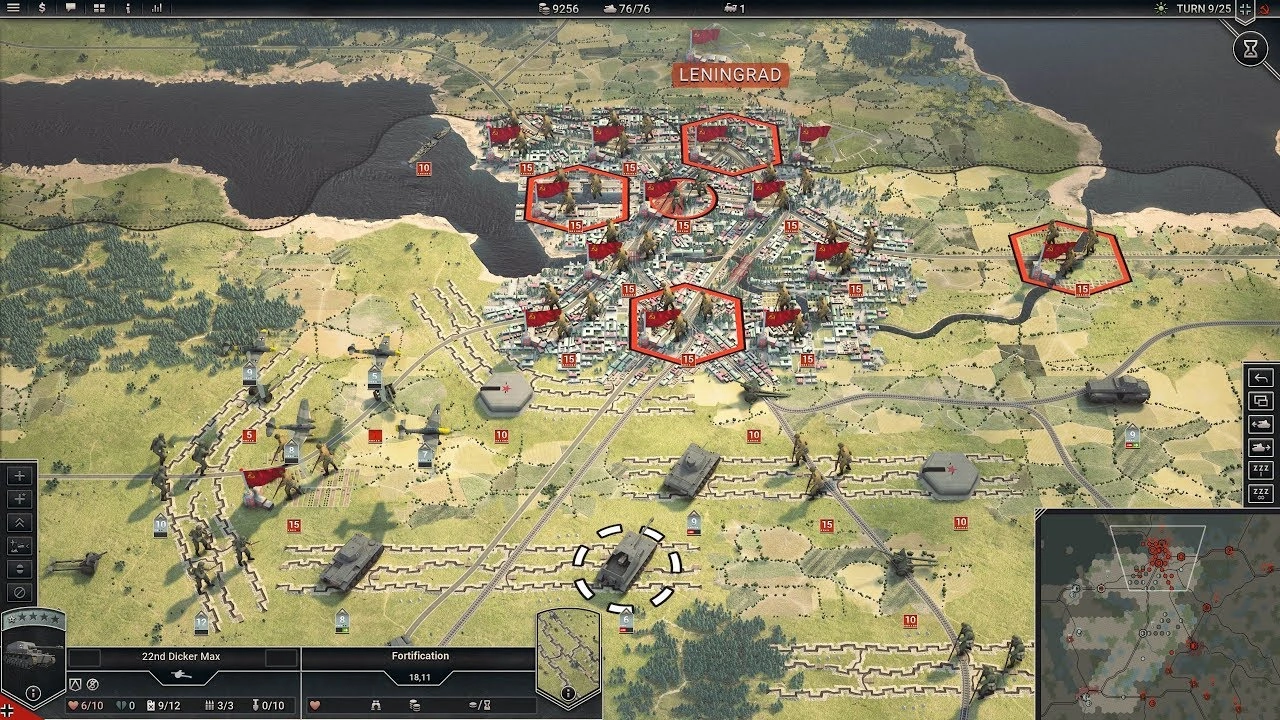 Gameplay Panzer Corps 2